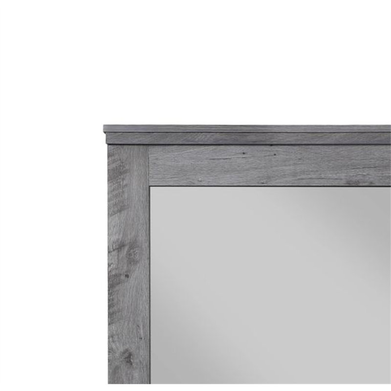 Miroir à finition chêne rustique Vidalia (miroir inclus seulement)