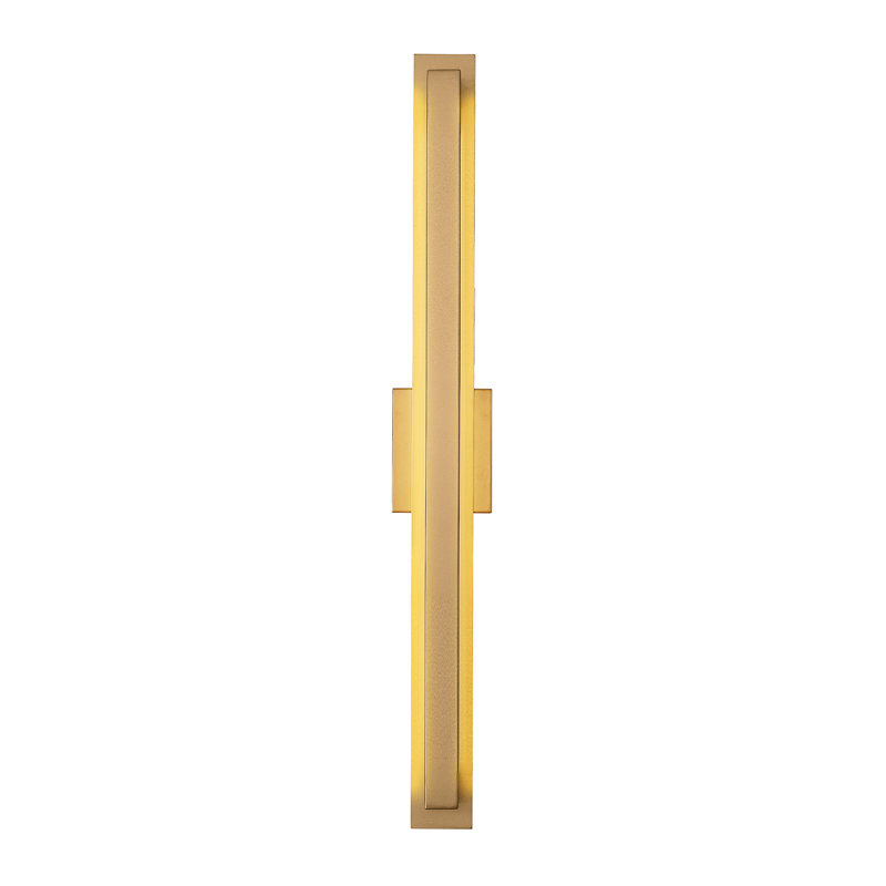 Catalina LED Outdoor Armed Sconce, Burnished Gold, 36" H