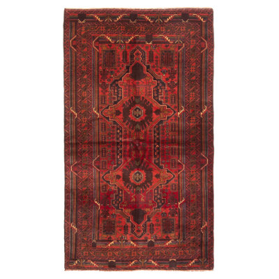 Teimani Red Rug 3'6" x 6'3"