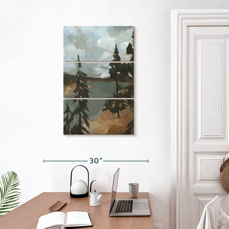 Alvord Yellowstone River I, 32" H x 20" W