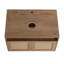 Meuble-lavabo de 30 pouces avec lavabo en céramique et tablettes de rangement-121071603