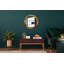 Huldar Glass Flat Wall Mirror