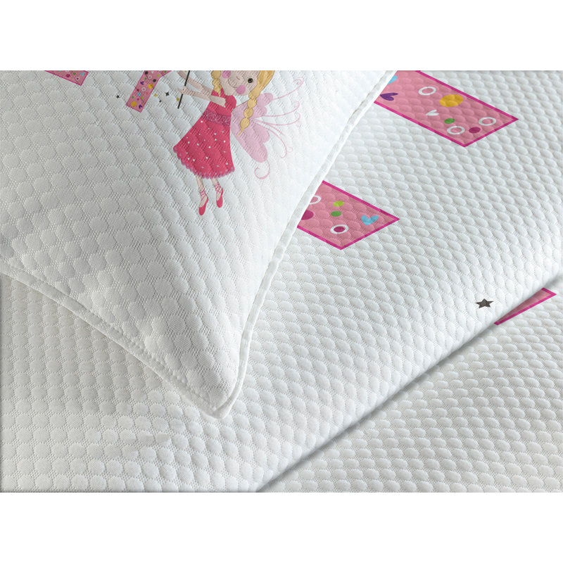 White King Polyester Girls' Bedspread Set