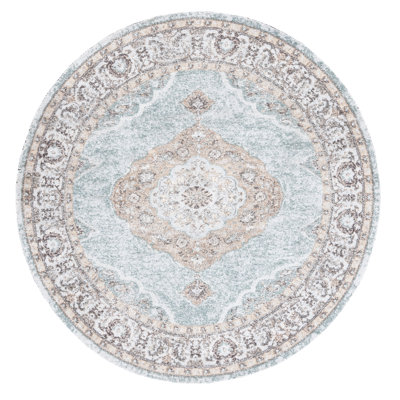 Algona Oriental Handmade Tufted Sage/Green Area Rug