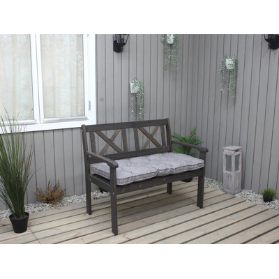 Sharadan Solid Wood Pine Outdoor Bench