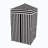 Tente Cabana L 4 pi. D Auvent escamotable en acier