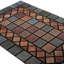 Recycled Rubber Elegant Tile Doormat-274252464
