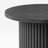 Fynlee 22"Tall Pedestal Wood Round End Table, Handcrafted Solid Wood Fluted Design-467271248