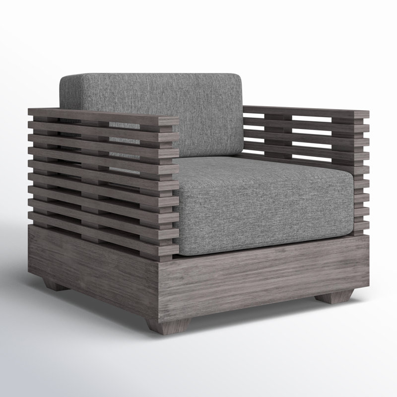 Chaise de patio Fritz, Gris (performance)