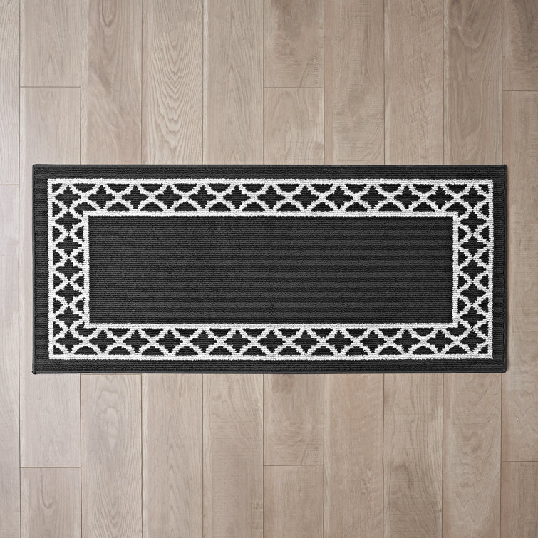 Nautica Collin Border Machine Washable All Loop Tufted Rugs 1-Piece