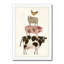 Barnyard Buds IV by Victoria Borges - Wrapped Canvas Painting Print-588787635-588787660