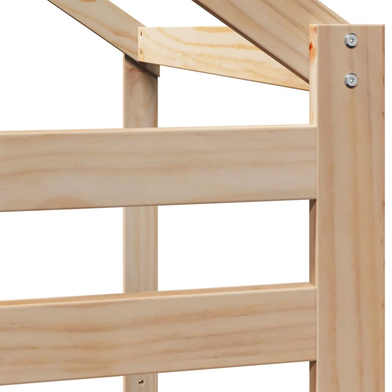 Fedler Bunk Bed Accessories, 113cm H x 188cm L x 97cm W, Brown