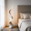 Lampes sur pied en plastique blanc