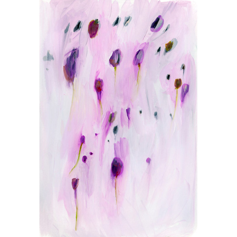 Violet Wall Print by Zoe Bios Creative