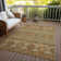 Machine Washable Indoor/Outdoor Claudian ACN1626 Beige Rug