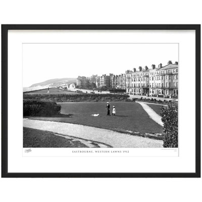 Eastbourne, Western Lawns 1912 by Francis Frith - Single Picture Frame Print