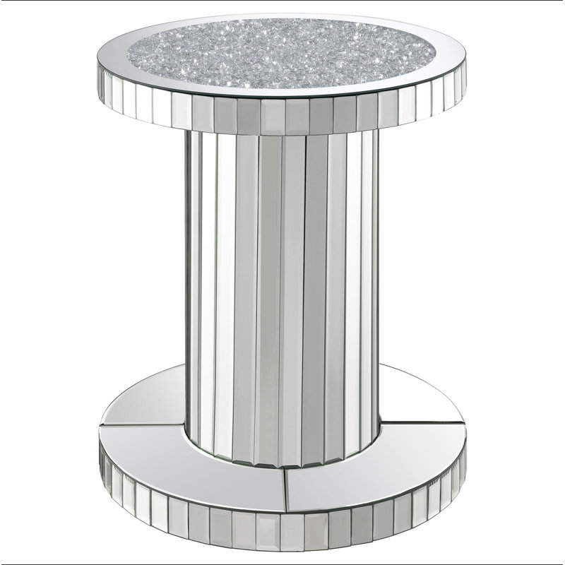 Rose Mirror Side Table