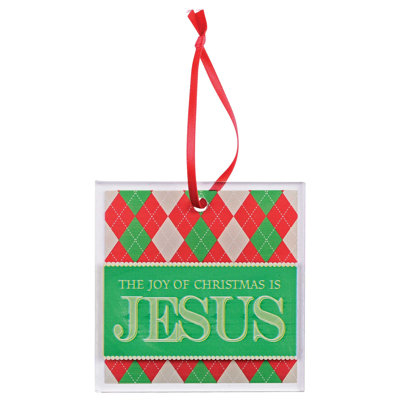 Ornement Joy of Christmas Is Jesus