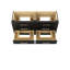 Rift White Oak Double Drawer Bath Vanity-1245886844-1245886829-1246454337