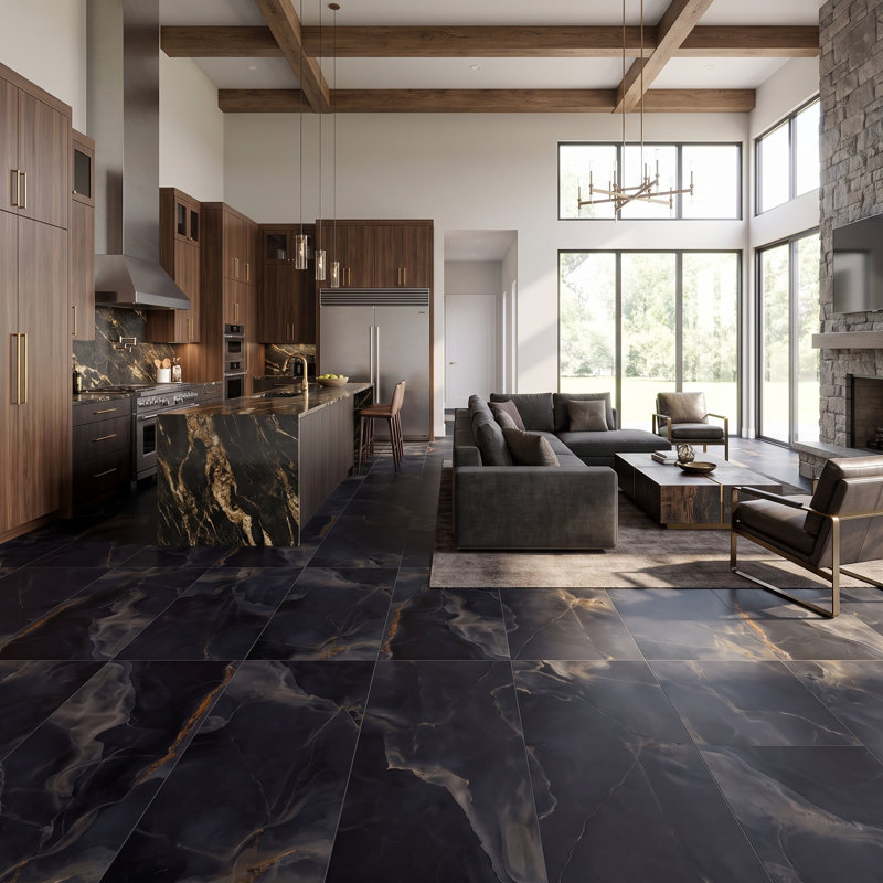 Eclipse Onyx Tile, Matte Black