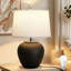 Lampe de table en céramique de 58 cm de hauteur, lampe de chevet tactile à intensité variable avec ampoule E26 incluse-161466242-161466270