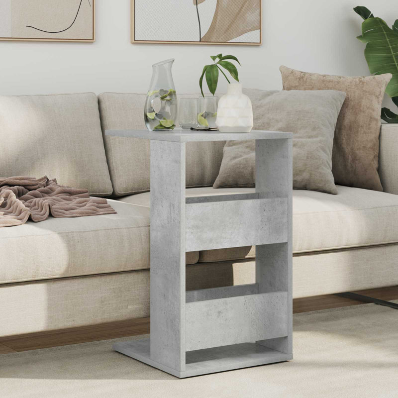 End Table, Concrete Grey