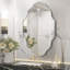 Oval Bathroom Mirror, Aluminium Frame Vanity Mirror with 4mm HD Shatterproof Glass, Wall Mounted Portrait or Landscape-2124695801-2124695806