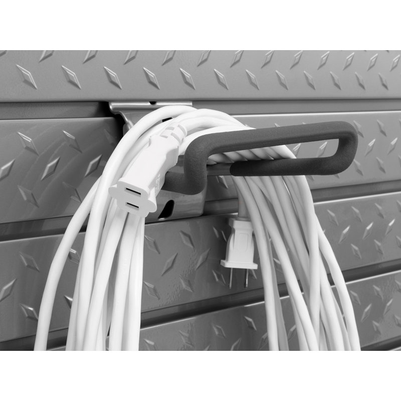 40 Piece Silver Steel Slatwall Accessory Kit