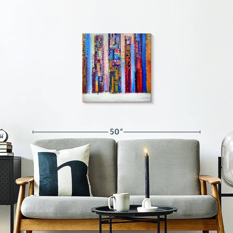 Light Skyline, 20" H x 20" W