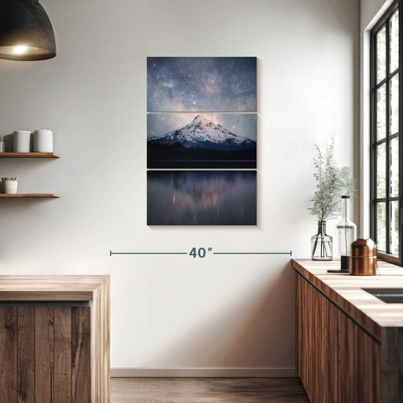 Oberle Starlit Sky Over Lost Lake, 38" H x 24" W
