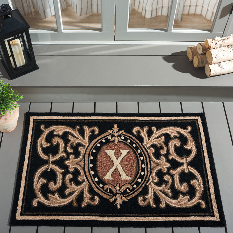 Paillasson personnalisable Analucia, L 30 po x L 48 po, X