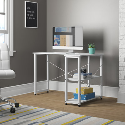 Fregoso L-Shaped Steel Computer Desk
