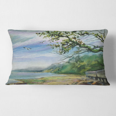 Coast of the Baltic Sea Rectangular Pillow Cover & Insert