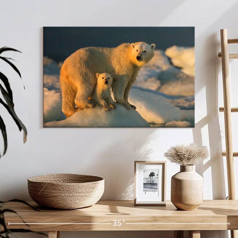 Brampt Nunavut Polar Bears, 24" H x 36" W