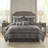 7 Piece Jacquard Comforter Set Grey