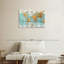 «Globe World Map», ensemble de 3 reproductions sur toile par Tess P-1636513213