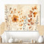 «Earth Tone Dried Botanicals I - Orange Nature», art mural encadré