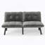 Canapé-lit pliant convertible gris-1824392161