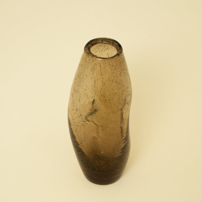 Glass Table Vase, Peach