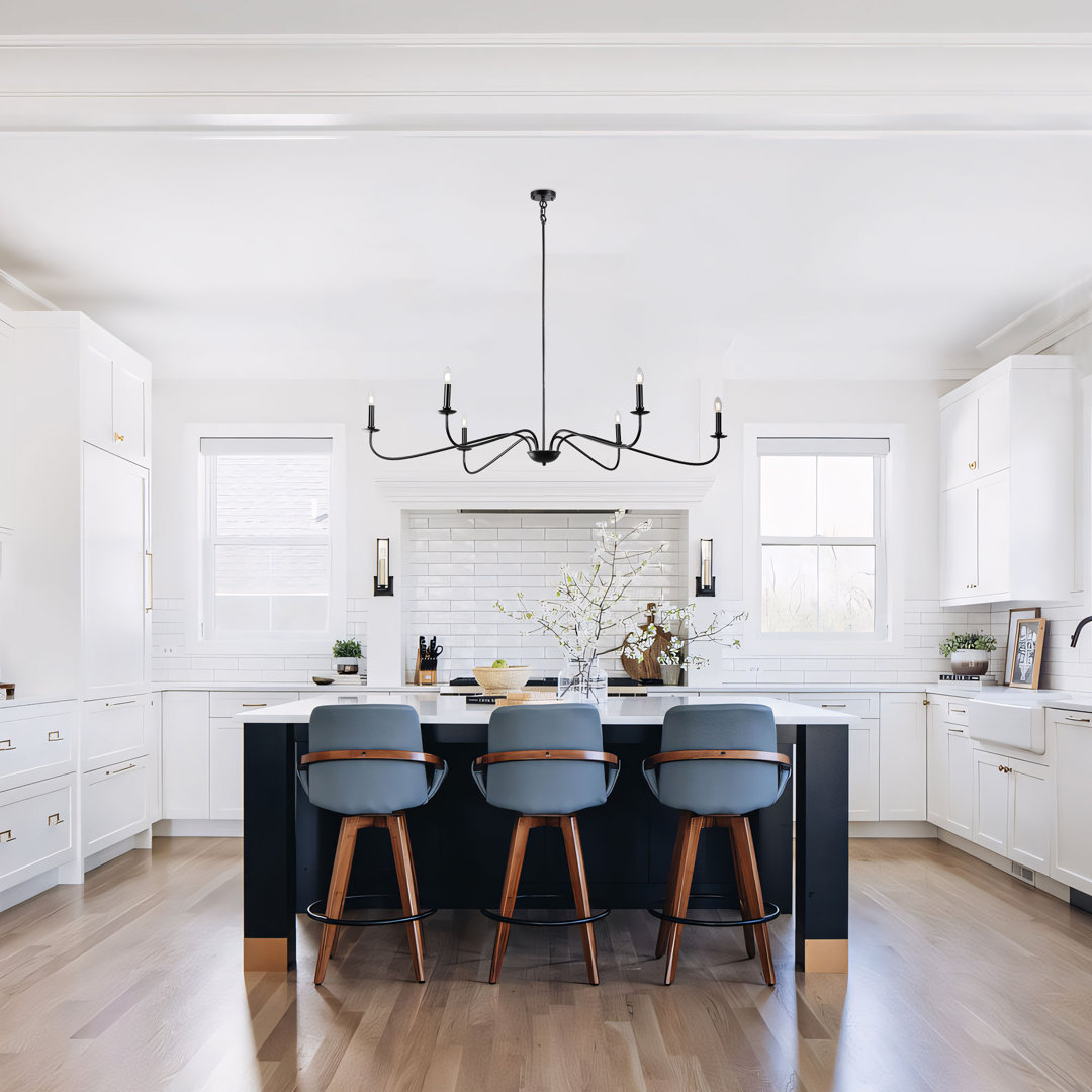 Emaani 6-Light Candle Chandeliers Oversize 64-Inch Large French Chic Style Wrought Studio™ 