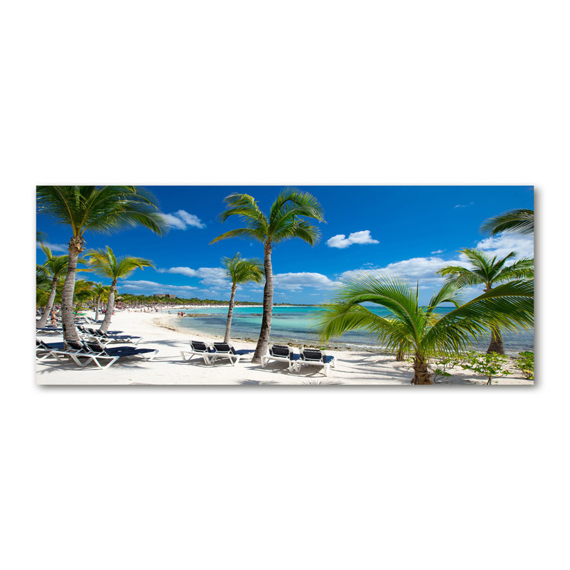 Maldives Beach 1 Piece Wall Art on Canvas