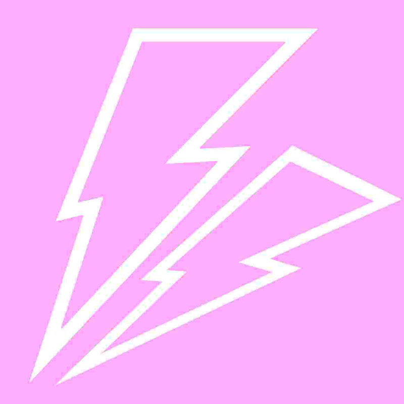 " Lightning Bolt Hook ", 12" H x 12" W  