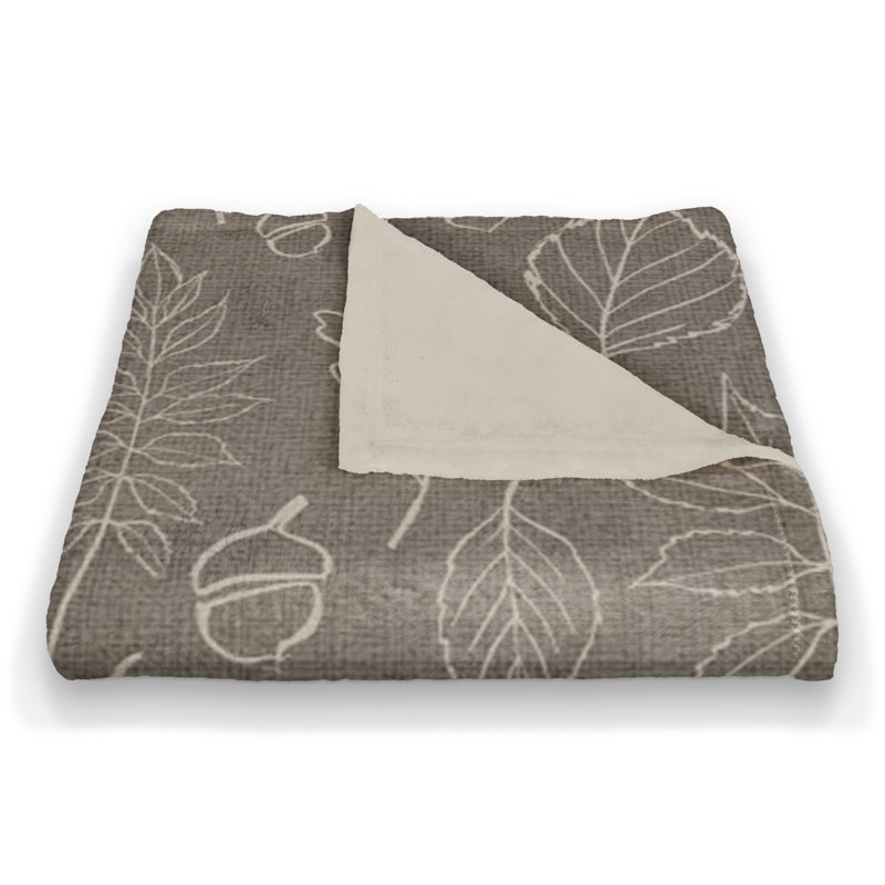 Hand Woven Throw Blanket, Grey