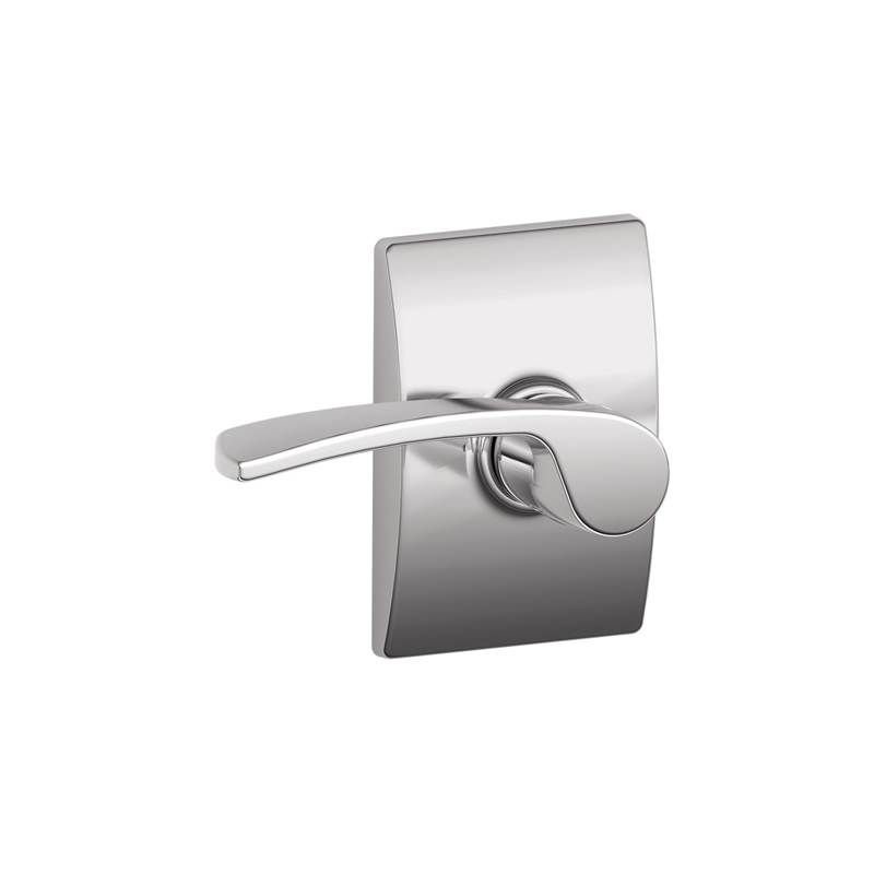 Century Merano Passage Door Lever, Bright Chrome