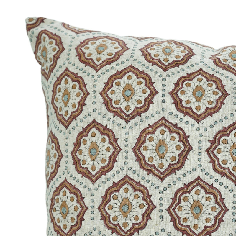 Housse de coussin décoratif décoratif Fabcline - housse de coussin d'appoint brune, douce et durable - Charkha