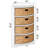 Solid Wood 4 Drawer Storage Drawers-342421118