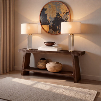 Solid Wood Entryway Table
