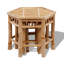 Wood Outdoor Ottoman