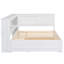 Lit de jour en bois avec tablettes de rangement-1294734850