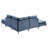 Modular Couch, Sectional Sofa with Metal Legs